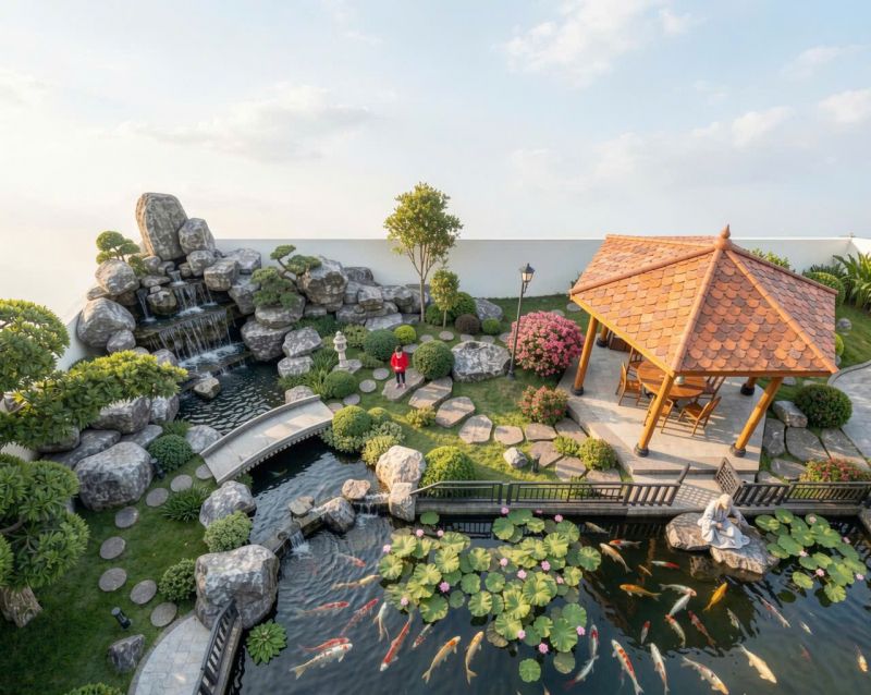 🌿 MỘT KHU VƯỜN ĐẸP – MUÔN PHẦN THƯ THÁI 🌿