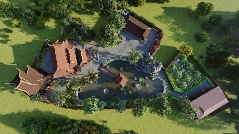 Bí quyết thiết kế hồ cá koi chuẩn phong thủy