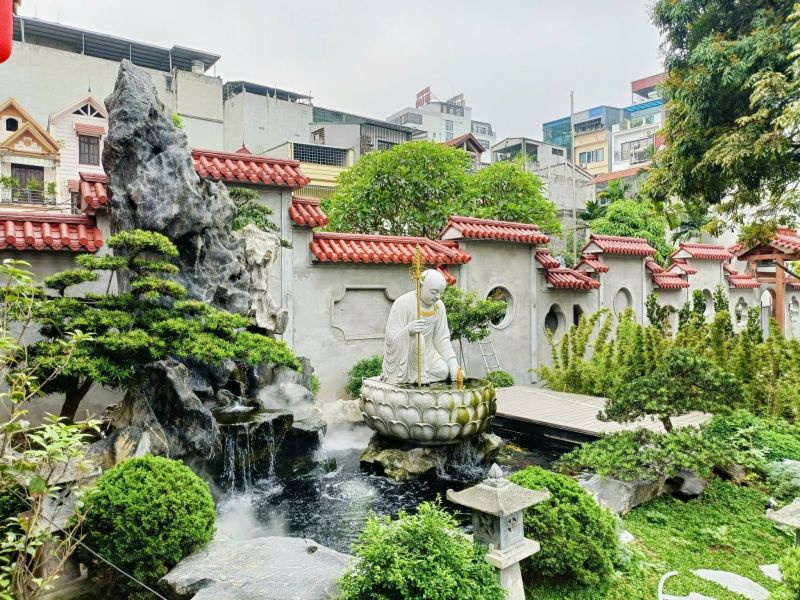 🕌  THIẾT KẾ CẢNH QUAN TÂM LINH – GIỮ HỒN VIỆT QUA KHÔNG GIAN THANH TỊNH VÀ PHONG THỦY HÀI HÒA